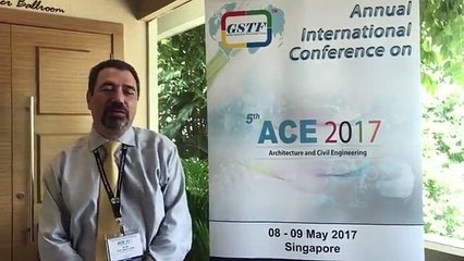 Prof. Sherif Ishak at ACE Conference 2017 by GSTF Singapore