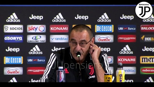 Conferenza stampa SARRI pre BRESCIA-JUVENTUS Cristiano Ronaldo ieri aveva un piccolo affaticamento... Sulle punizioni e Higuain... - 23.09.2019