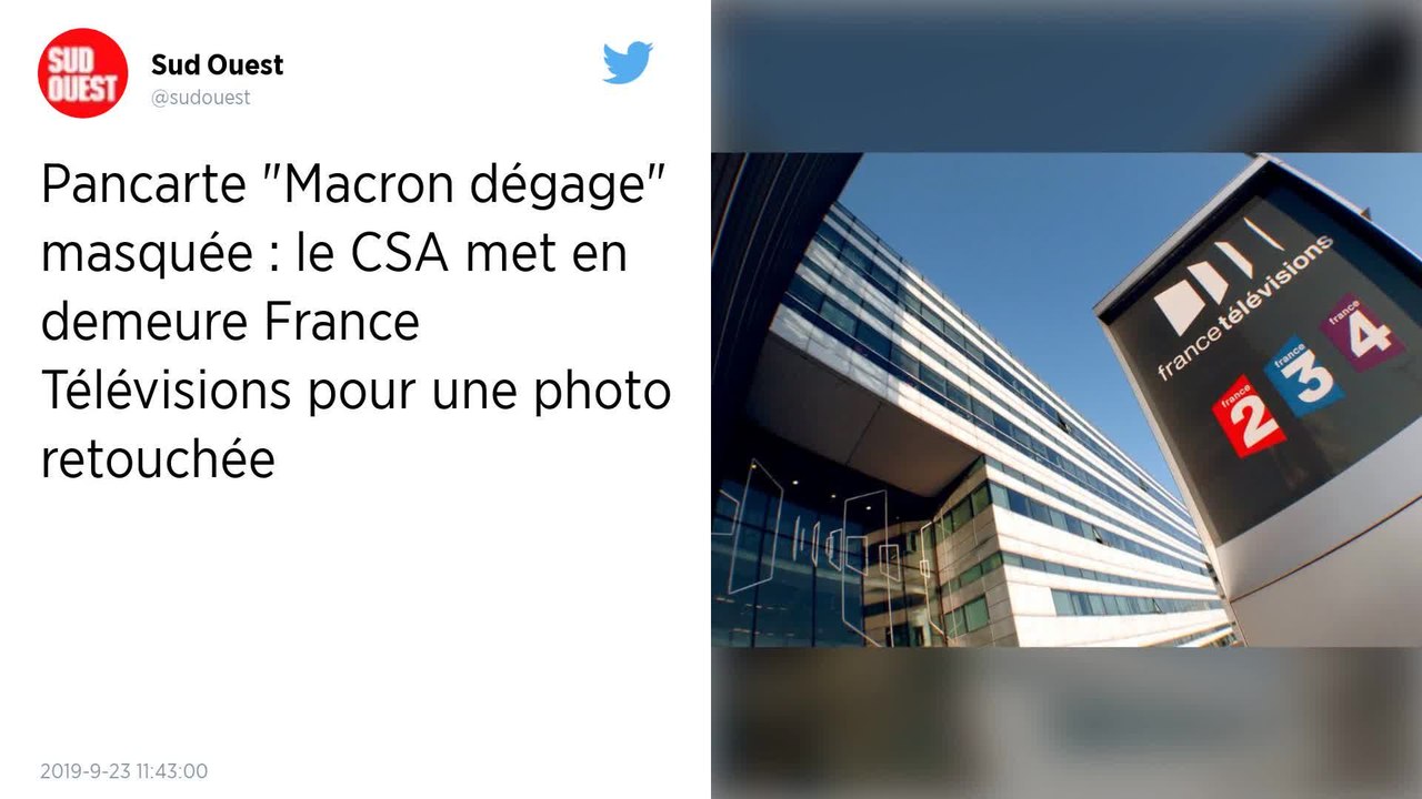 Le CSA met en demeure France Télévisions pour une photo retouchée