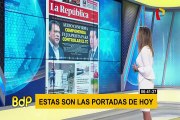 Revisa las principales portadas de diarios locales este lunes 23 de setiembre