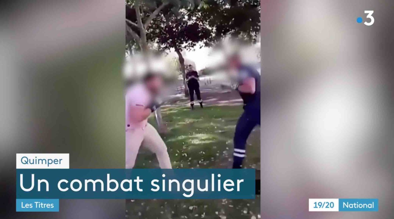 Quimper : match de boxe entre un policier et un caïd - ZAPPING ACTU DU 23/09/2019