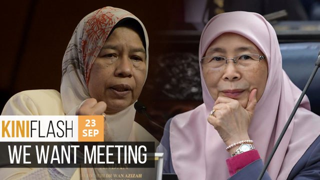 Zuraida seeks meeting with 'PM 8': Come for party meetings, says Wan Azizah | KiniFlash - 23 Sep
