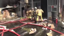 Başakşehir’deki fabrika yangını 2 saat sonra söndürüldü