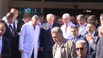 Sağlık Bakanı Koca, MHP Lideri Bahçeli'yi ziyaret etti