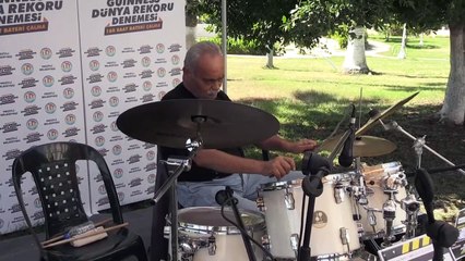 160 saat bateri çalma denemesi - MERSİN