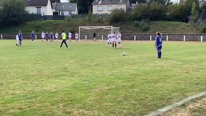 Le superbe coup-franc de notre jeune joueuse Natty Barbé!
