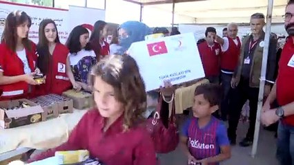 Türk Kızılaydan Irak'taki 250 yetim çocuğa giysi yardımı - ERBİL