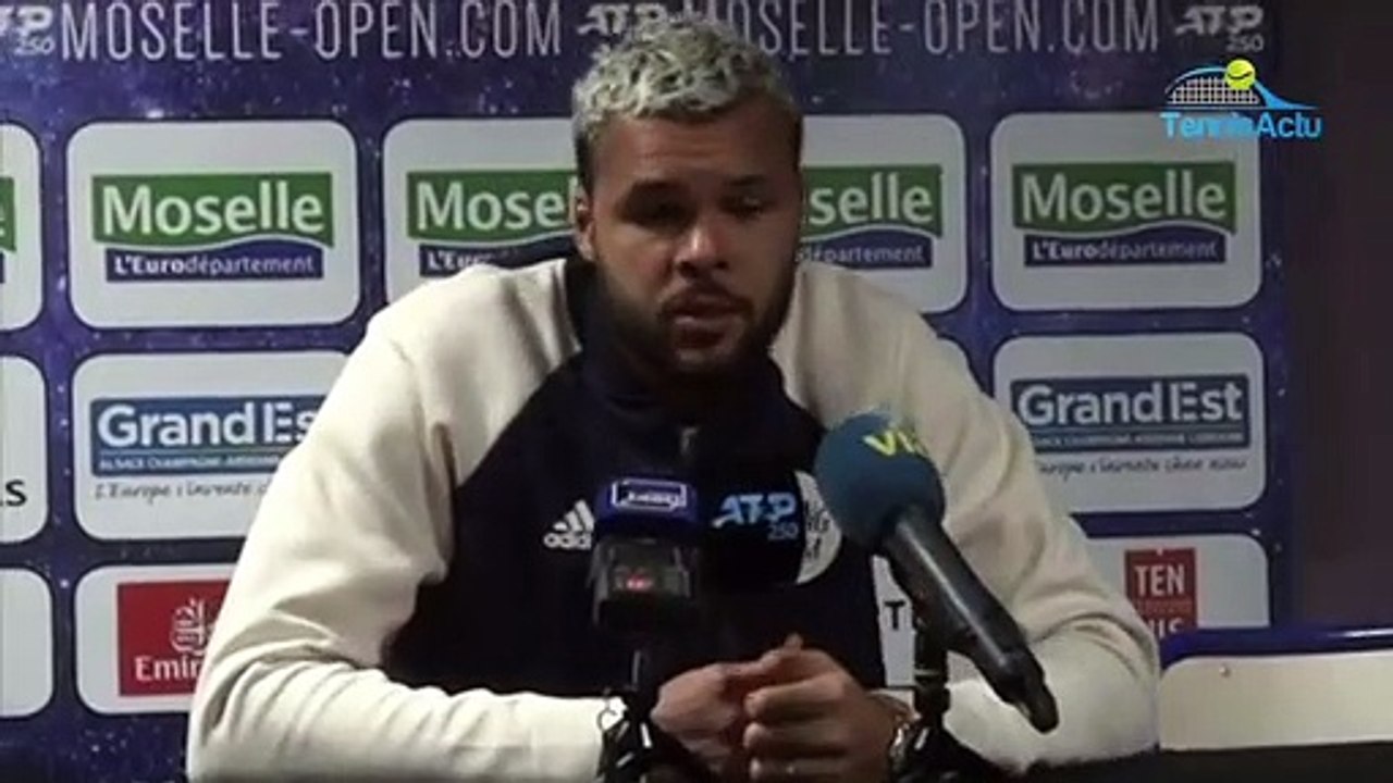 ATP - Metz 2019 - Jo-Wilfried Tsonga "is back" : "C'est combien son record à Yannick Noah... ?"