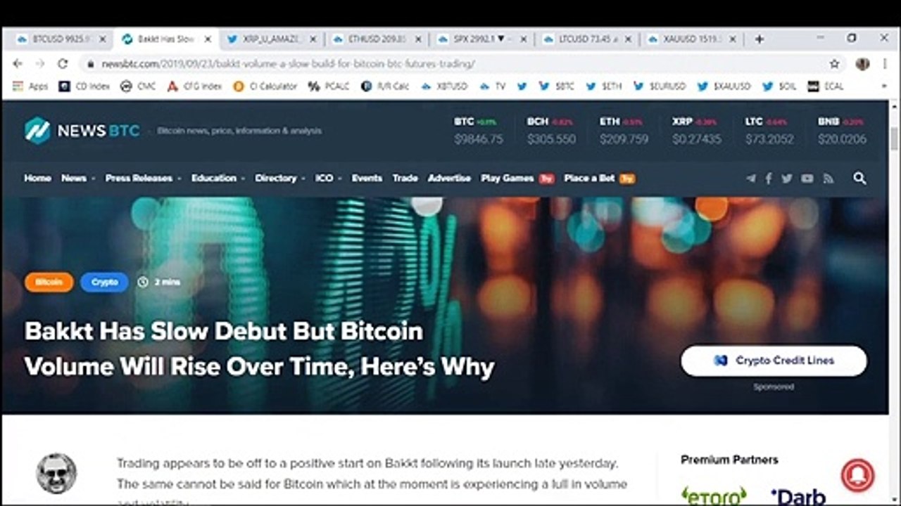 Bitcoin: BTC Could Trade Sideways For A While (September 2019)