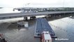 Barge removed from underneath Interstate 10 bridge in Texas