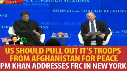 New York: PM Imran Khan addresses Council on Foreign Relations