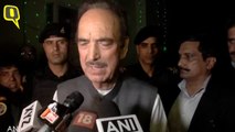 BJP नहीं चाहती Jammu and Kashmir में कोई सरकार बने-Ghulam Nabi Azad