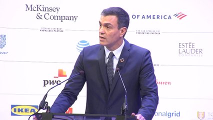 Sánchez reclama acciones "muy valientes" en materia climática