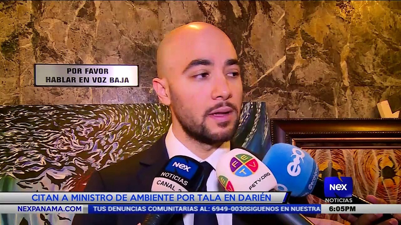 Citan a ministro de ambiente por tala en Darien - Nex Noticias