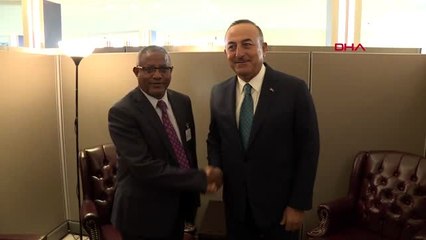 Çavuşoğlu, etiyopya dışişleri bakanı gedu andargachew alene ile görüştü