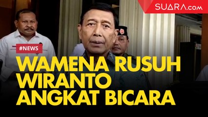 Wiranto Angkat Bicara Terkait Rusuh di Wamena dan Waena