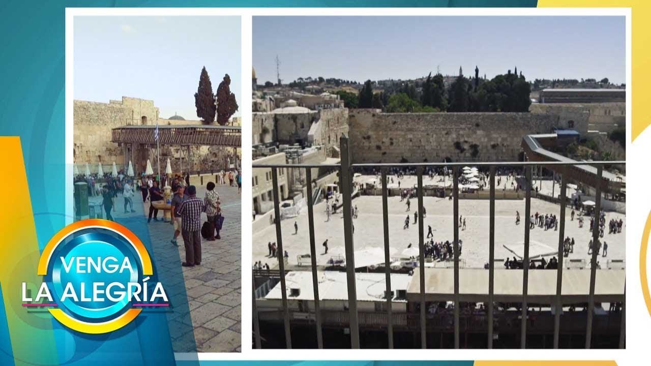 ¡Tabata Jalil nos lleva a conocer todos los detalles del Muro de los Lamentos! | Venga La Alegría