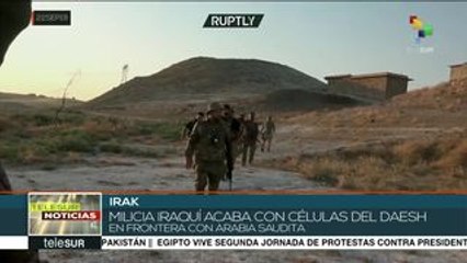 Irak: milicias acaban con células de Daesh en la frontera con Arabia
