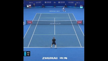 ATP: Zhuhai - La balle de match de Mannarino face à Zhang