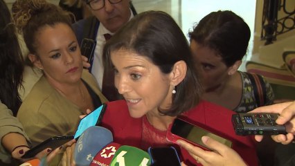 La ministra de Industria, Reyes Maroto, asegura la colaboración de CCAA por la crisis de Thomas Cook