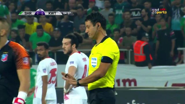 مباراه نادي الشرطه ونادي الكويت الكويتي في بطوله كأس محمد السادس للاندية الابطال الشوط الاول 2019-09-23-