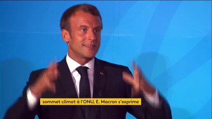 Sommet pour le climat : "Des actes, des actes, des actes", réclame Emmanuel Macron