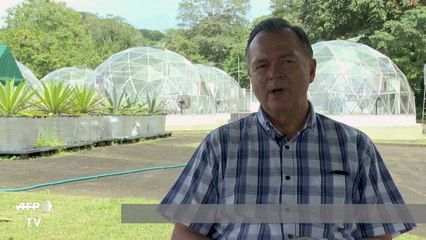Domos en Panamá para simular efectos del cambio climático