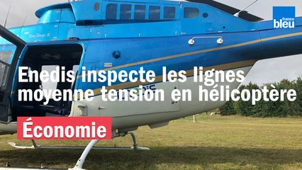 Enedis inspecte les lignes moyenne tension dans le Calvados