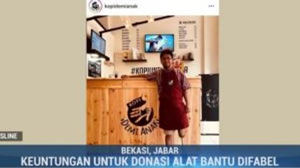 Kedai Kopi di Bekasi Berdayakan Difabel Sebagai Staf