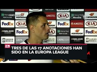 &#39;Chicharito&#39; llega a su gol 17 en competencias europeas