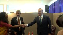 Dışişleri Bakanı Çavuşoğlu, Hintli mevkidaşıyla görüştü - NEW