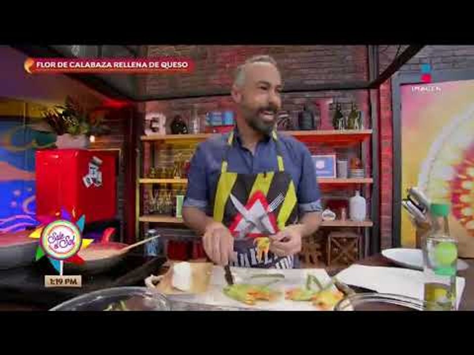 Cocina de solteros: ¡Flor de calabaza rellena de queso! | Sale el Sol -  Vídeo Dailymotion