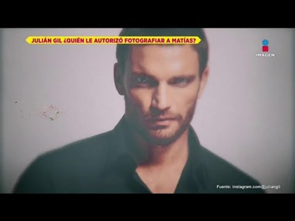 ¡Centro de Convivencia autorizó fotos de Julián Gil con su hijo Matías! | De Primera Mano