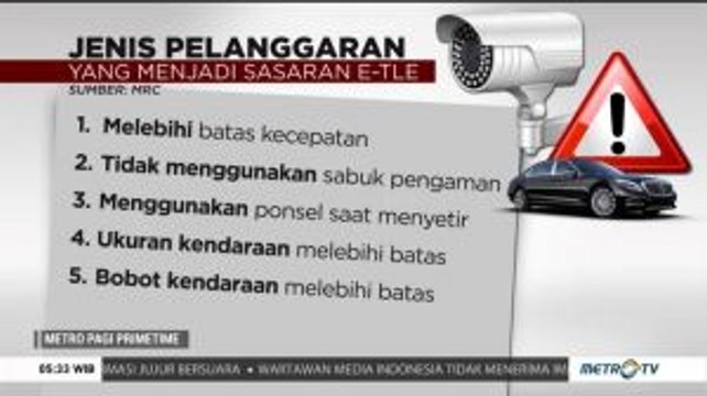 Tilang Elektronik di Jalan Tol Berlaku Mulai Oktober