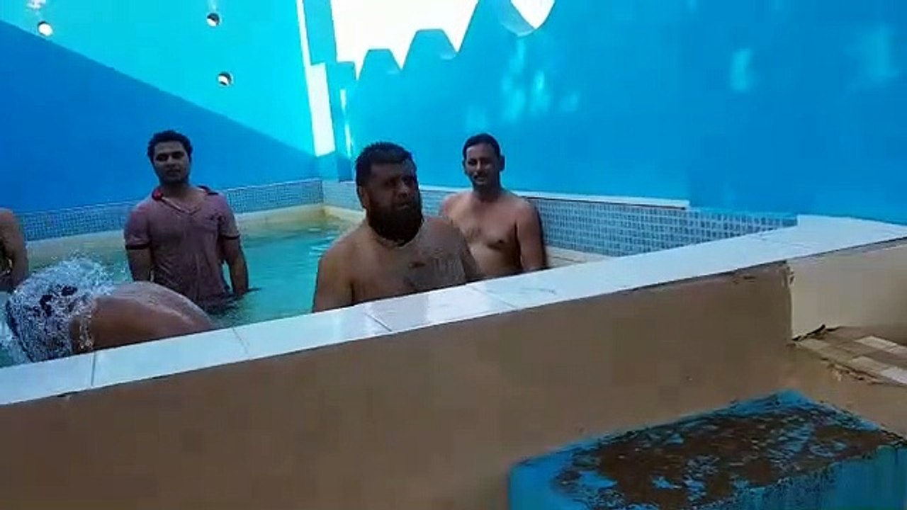Bath in Tubewell of a Village