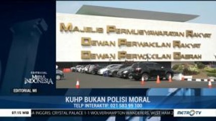 KUHP Bukan Polisi Moral