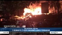 Tiga Bangunan di Balikpapan Hangus Terbakar