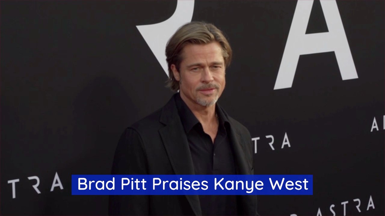 Brad Pitt And Kanye West Are Good friends