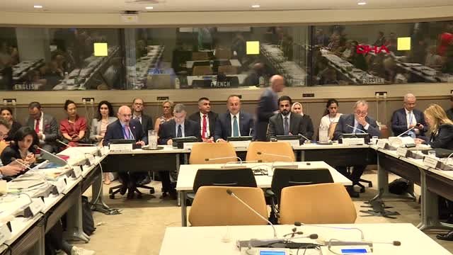 Çavuşoğlu, bm'nin 'private sector engagement in ınnovative solutions for achieving the sdgs?...