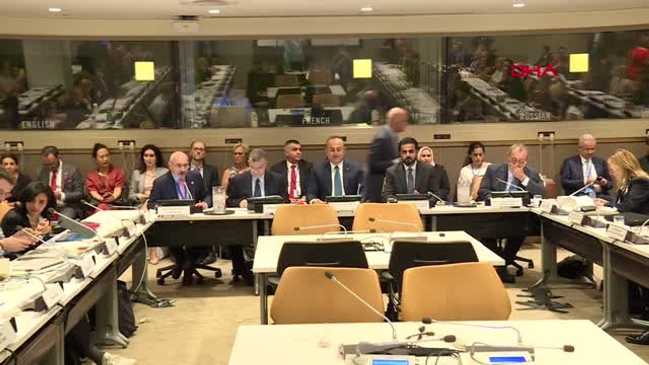 Çavuşoğlu, bm'nin 'private sector engagement in ınnovative solutions for achieving the sdgs?...