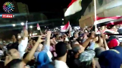 مسيرات ضخمة فى السويس لتأييد الرئيس السيسى