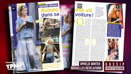 Ophélie Winter répond au téléphone pour donner de ses nouvelles
