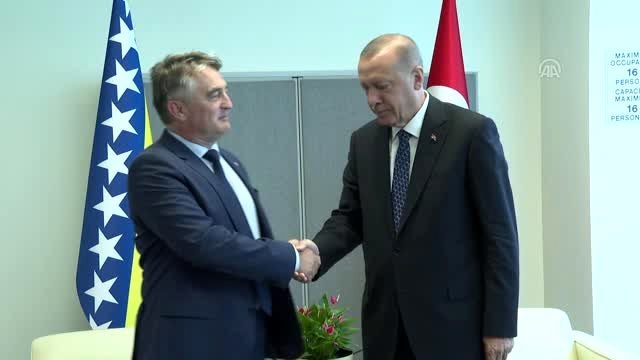Cumhurbaşkanı Erdoğan, Bosna Hersek Devlet Başkanlığı Konseyi Başkanı Komsic'le görüştü - NEW