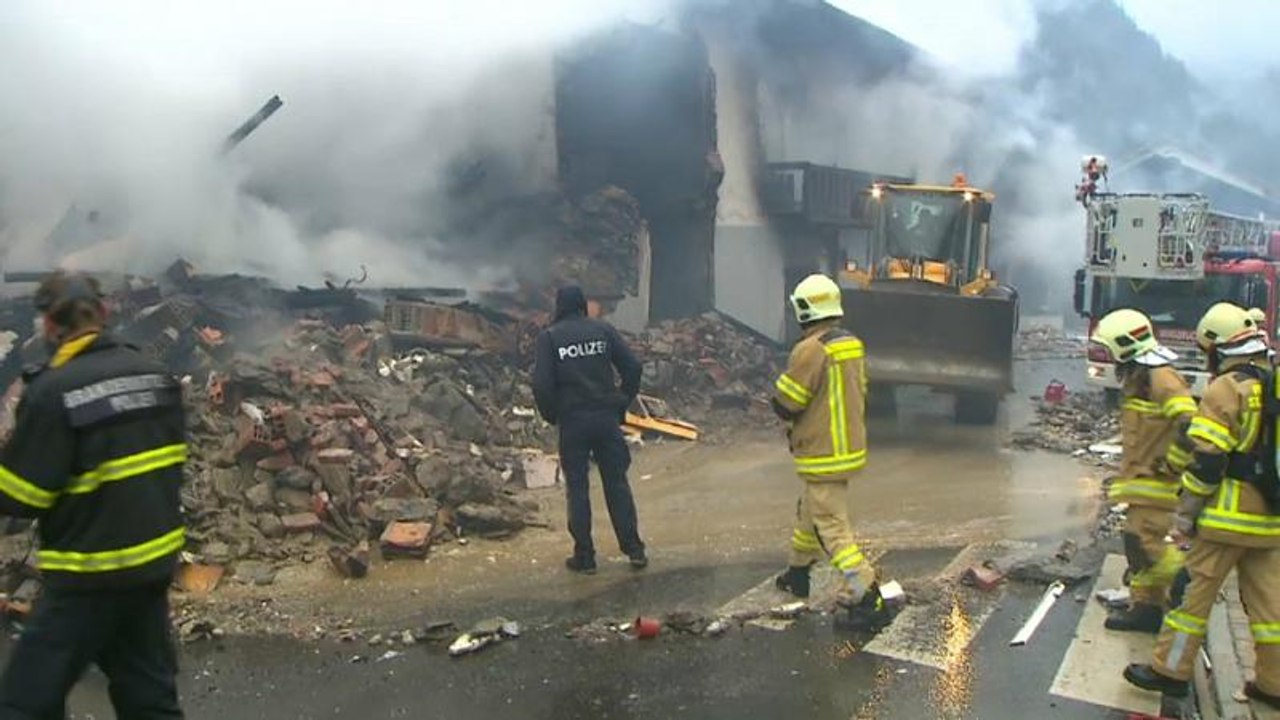 Gasexplosion in Tirol: Kaum noch Hoffnung für verschüttete Frau