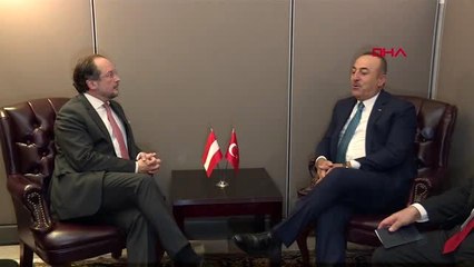 Çavuşoğlu, avusturya dışişleri bakanı alexander schallenberg ile görüştü
