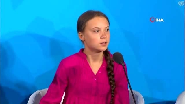 - 16 Yasındaki İklim Aktivisti Greta Thunberg: Boş Sözlerinizle Çocukluğumu ve Hayallerimi...
