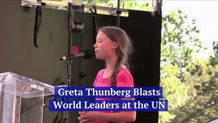 Greta Thunberg Blasts World Leaders at the UN