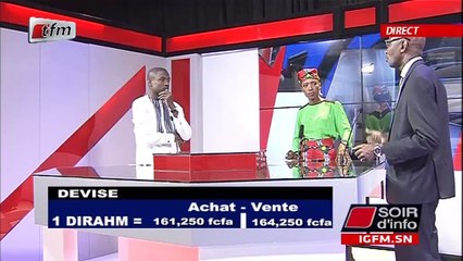 SOIR D'INFO - FRANÇAIS - Pr : ARAME TOURÉ - 23 Septembre 2019