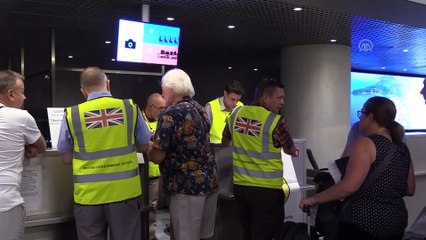 İngiliz tur operatörü Thomas Cook'un iflası - İngiliz turistler ülkelerine dönüyor - (2) - MUĞLA