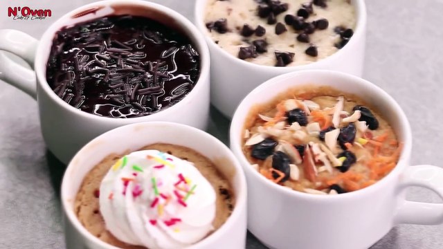 4 EASY MUG CAKE RECIPE l NUTELLA l APPLE l CHOCOLATE l HEALTHY OTS MUG CAKE l EGGLESS & WITHOUT OVEN
